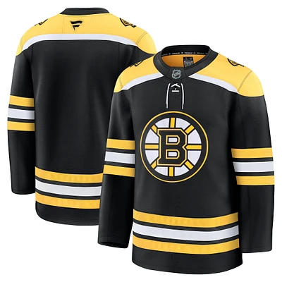 Men's Fanatics Black Boston Bruins Home Premium Jersey