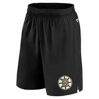 Short de performance technique noir Boston Bruins Fanatics pour homme