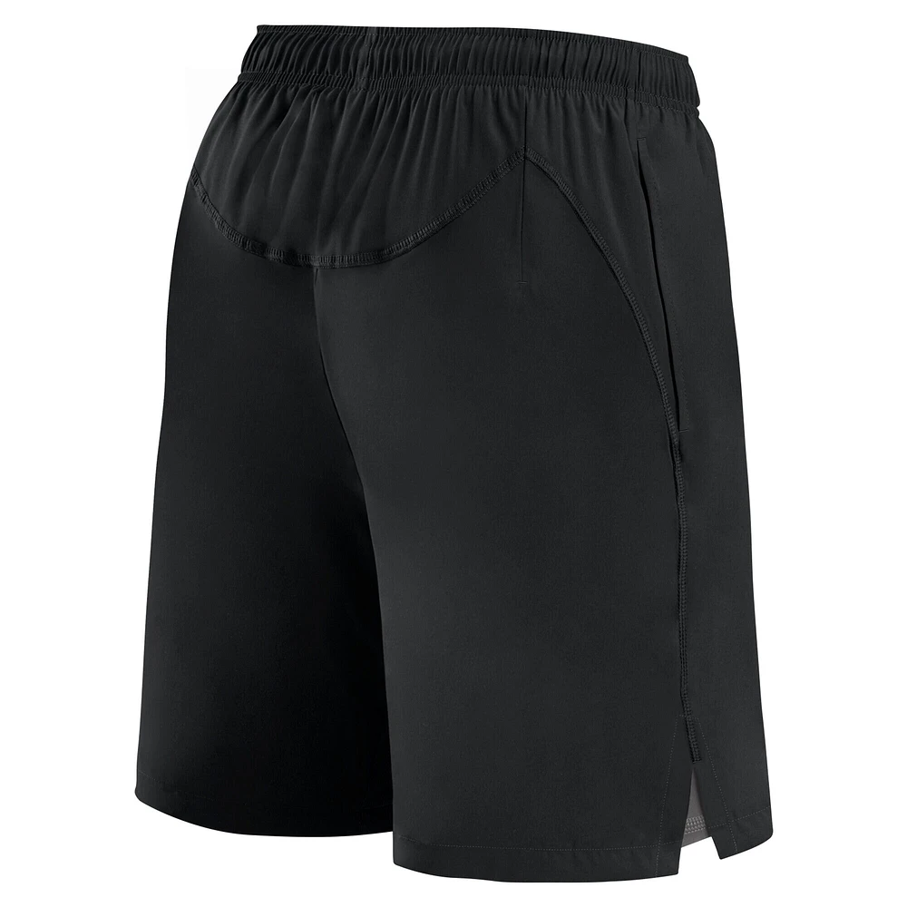 Short de performance technique noir Boston Bruins Fanatics pour homme