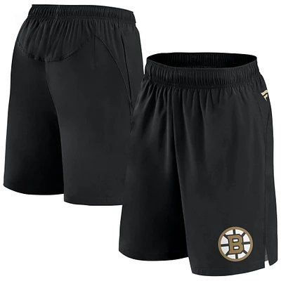 Short de performance technique noir Boston Bruins Fanatics pour homme
