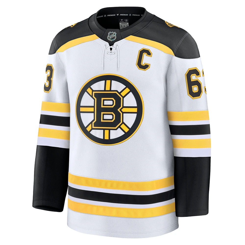 Men's Fanatics Brad Marchand White Boston Bruins Away Premium Jersey