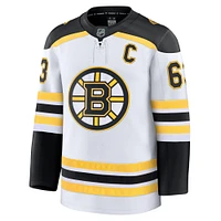 Maillot extérieur Premium blanc des Bruins de Boston Fanatics Brad Marchand pour hommes