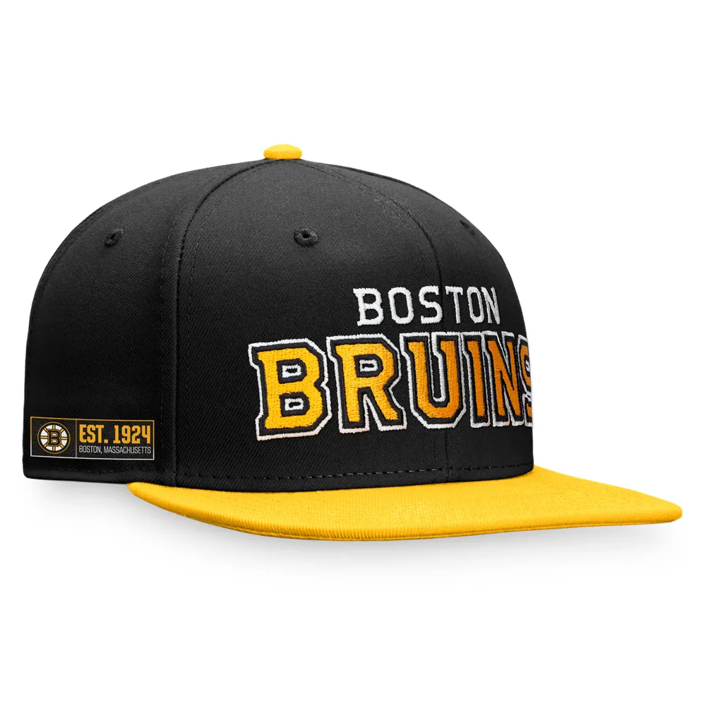 Men's Fanatics Branded Black/Gold Boston Bruins Authentic Pro