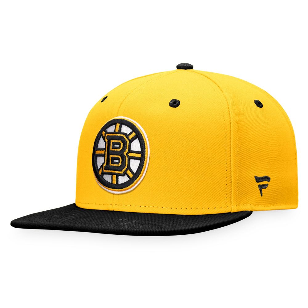 Men's Fanatics Branded Gold Boston Bruins Team Primary Logo Long