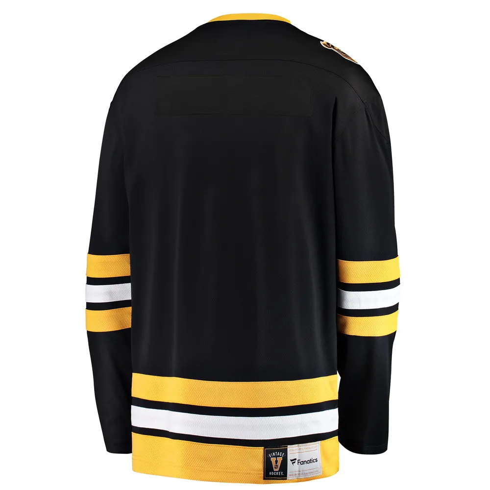 Lids Boston Bruins Fanatics Branded Premier Breakaway 1987-1995 Heritage Blank  Jersey - Black