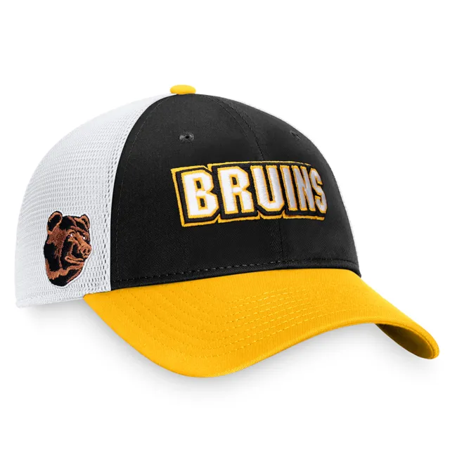 Boston Bruins '47 Downburst Hitch Snapback Hat - White