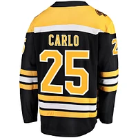 Men's Fanatics Brandon Carlo Black Boston Bruins Breakaway - Player Jersey