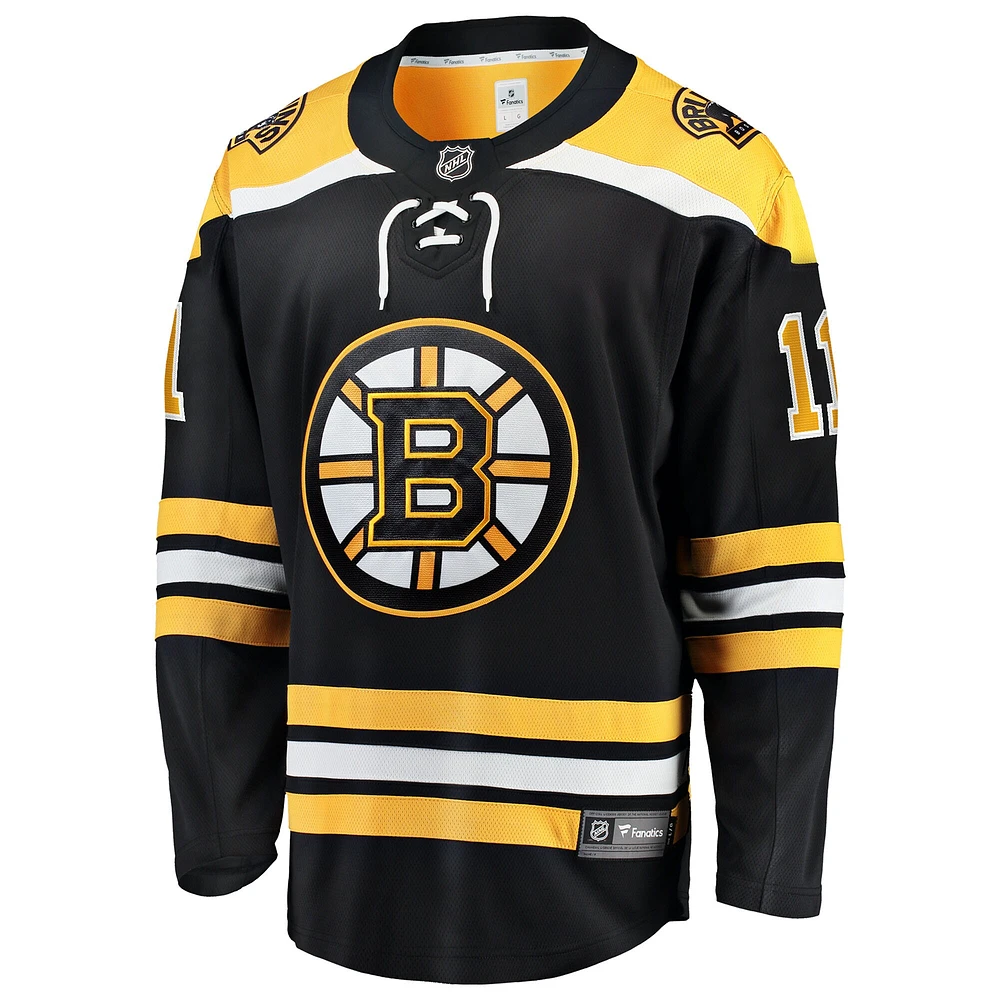 Men's Fanatics Casey Mittelstadt Black Boston Bruins Home Breakaway Jersey