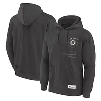 Men's Fanatics Charcoal Boston Bruins Future Ground Info Pullover Hoodie