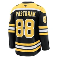 Maillot domicile Premium noir des Bruins de Boston David Pastrnak Fanatics pour hommes