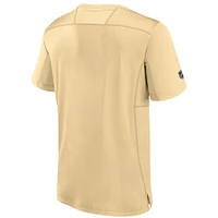 Men's Fanatics  Gold Boston Bruins Authentic Pro Tech T-Shirt