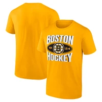 Men's Fanatics Gold Boston Bruins Team Pride T-Shirt