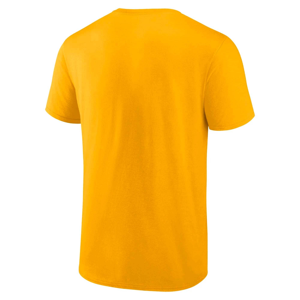 Men's Fanatics Gold Boston Bruins Team Pride T-Shirt
