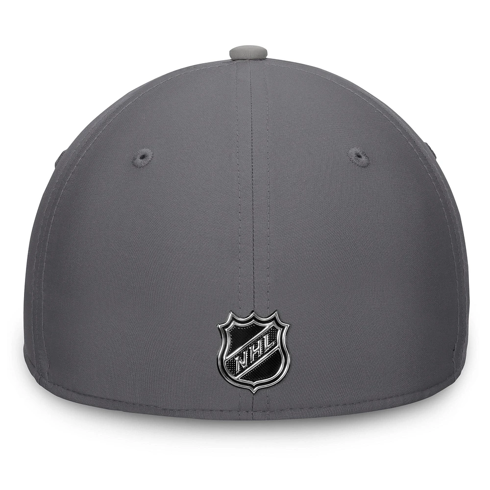 Casquette Fanatics grise pour homme des Bruins de Boston à domicile Ice Flex