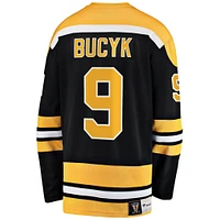 Men's Fanatics John Bucyk Black Boston Bruins Premier Breakaway Retired Player Jersey