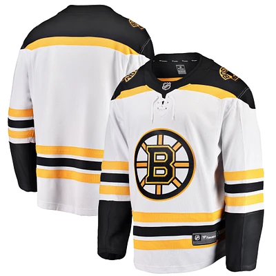 Men's Fanatics White Boston Bruins Breakaway Away Jersey