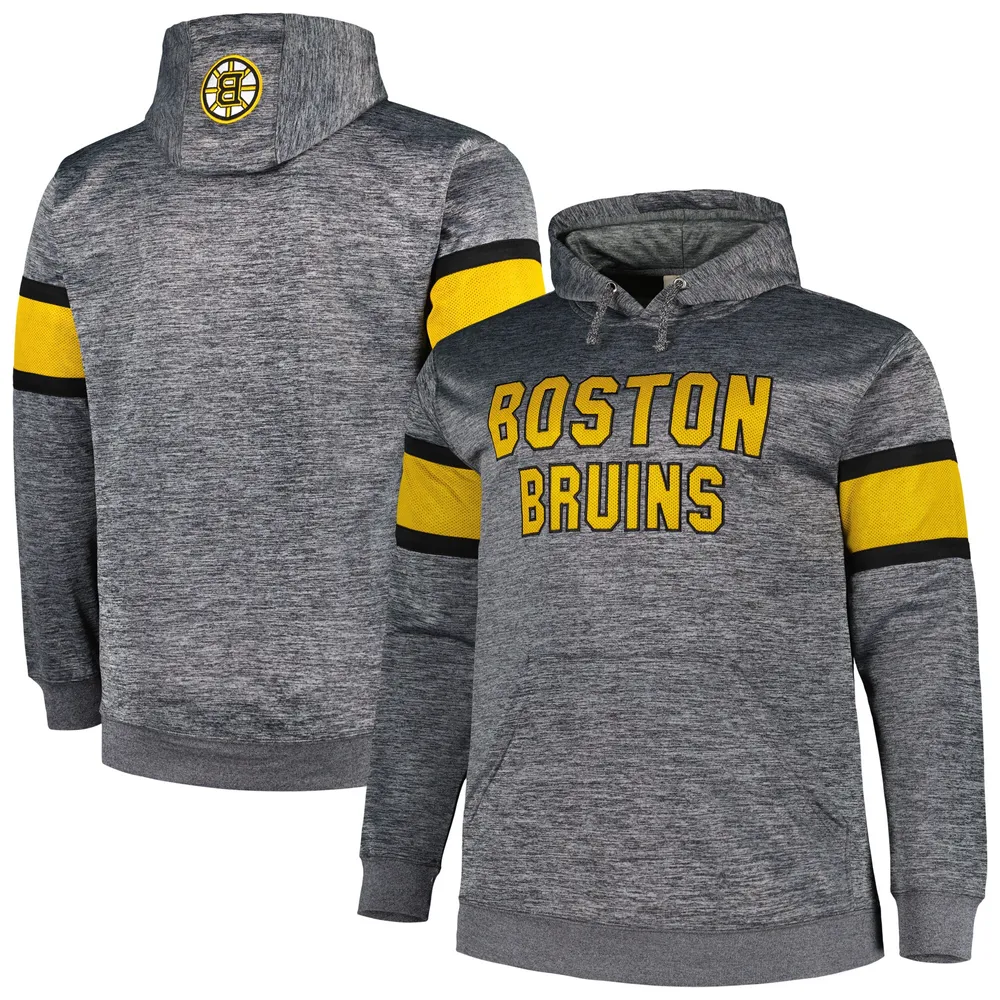 Men's Fanatics Branded Heather Charcoal Boston Bruins Long Sleeve T-Shirt Size: Medium