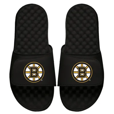 Boston Bruins ISlide Primary Logo Slide Sandals - Black