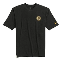 T-shirt Spencer chiné Boston Bruins anthracite pour homme Johnnie-O