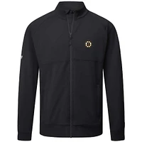 Veste entièrement zippée noire Insignia Core des Bruins de Boston pour homme Levelwear