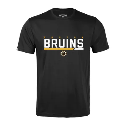 Boston Bruins Levelwear Logo Richmond T-Shirt - Black