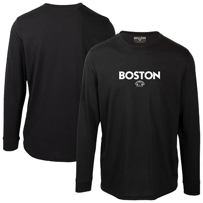 Men's Levelwear  Black Boston Bruins Oscar City Capsule Long Sleeve T-Shirt