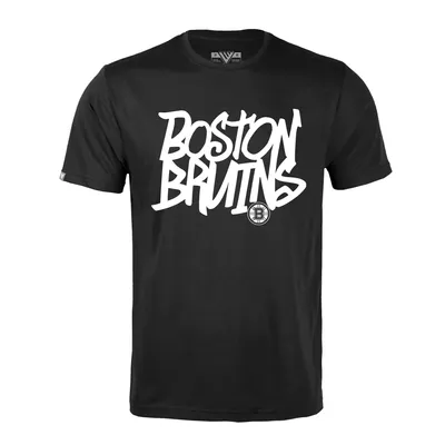 Boston Bruins Levelwear Richmond Graffiti T-Shirt - Black