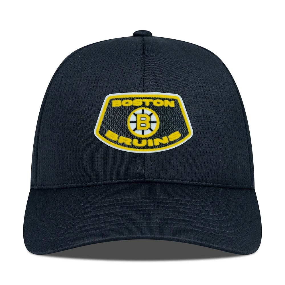 Men's Levelwear Black Boston Bruins  Skylight Zephyr Adjustable Hat
