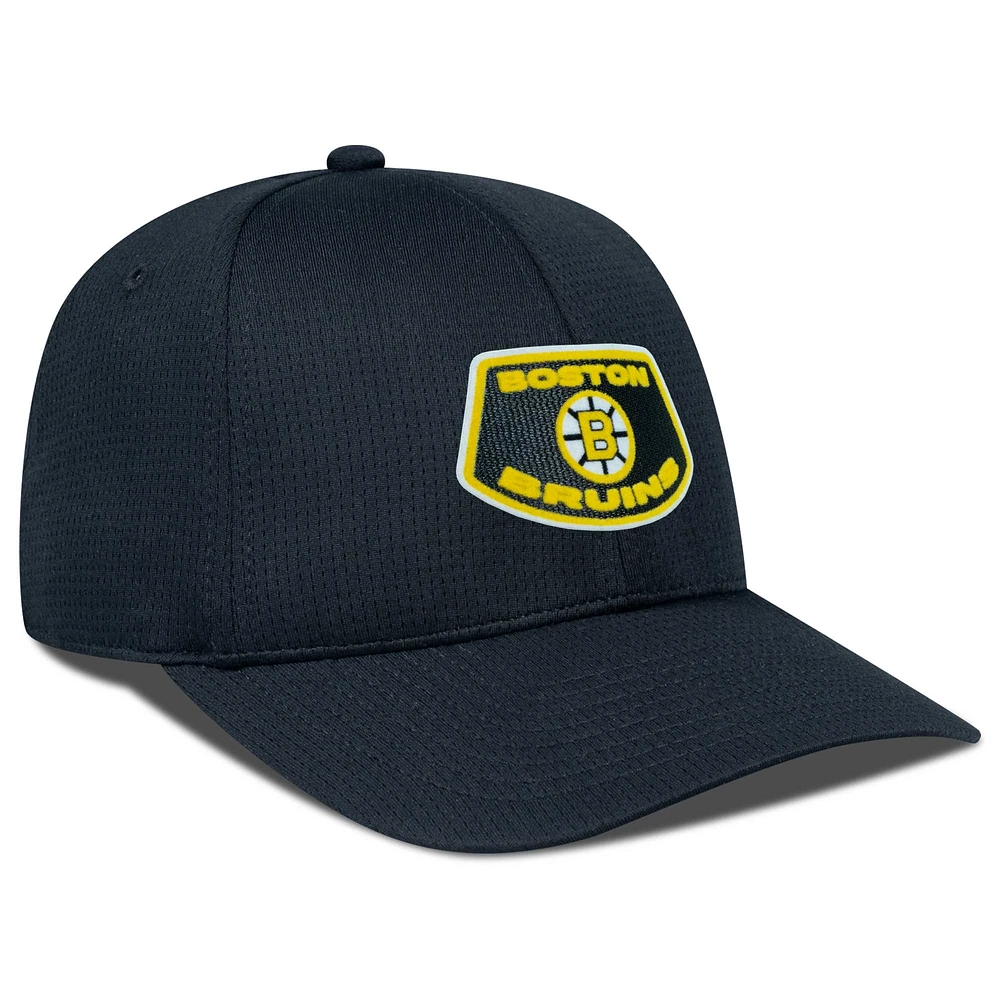 Men's Levelwear Black Boston Bruins  Skylight Zephyr Adjustable Hat