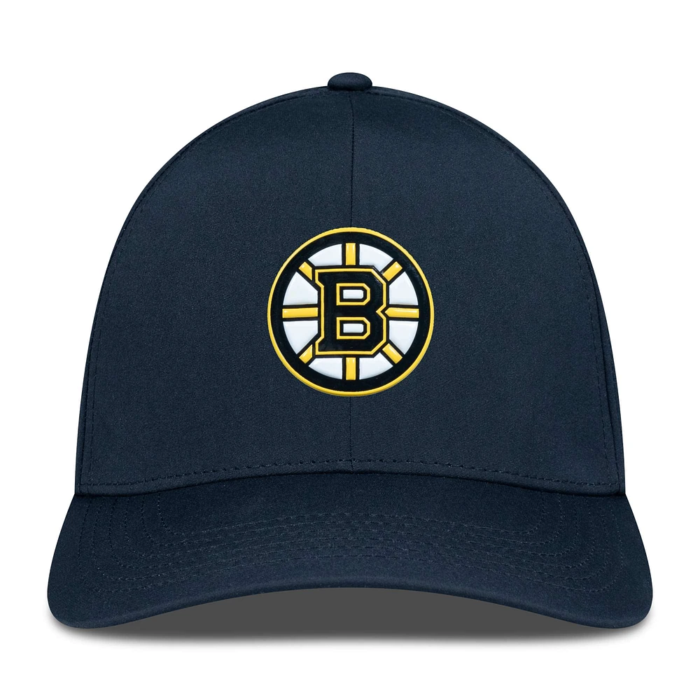 Men's Levelwear Black Boston Bruins Zeta Insignia Core Flex Hat