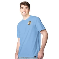 T-shirt bleu Margaritaville pour homme des Bruins de Boston, le temps passe vite