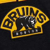 T-shirt à manches longues raglan légendaire noir/or Boston Bruins de Mitchell & Ness pour homme