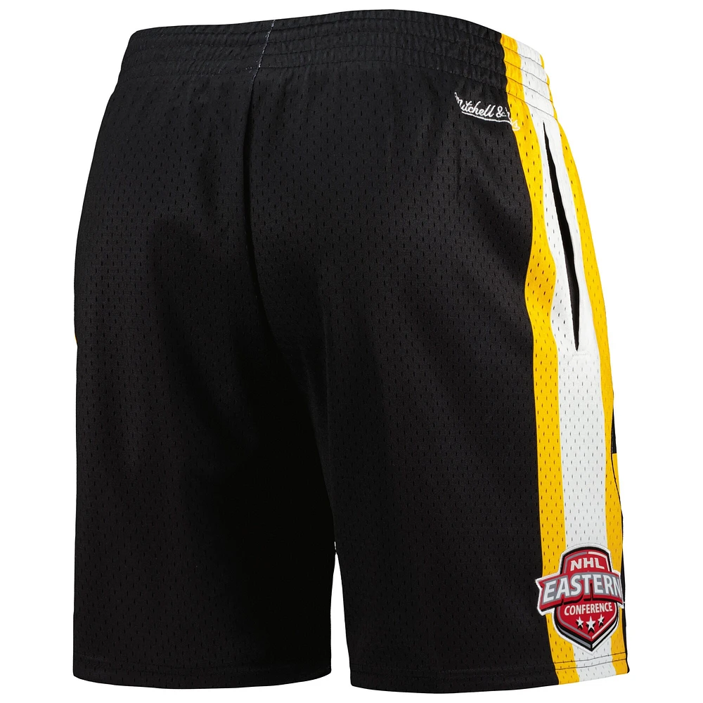 Short en maille noir de la collection City des Bruins Boston Mitchell & Ness pour hommes