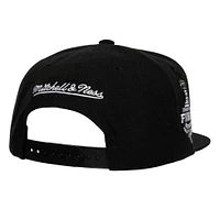 Men's Mitchell & Ness Black Boston Bruins Core Top Spot Snapback Hat