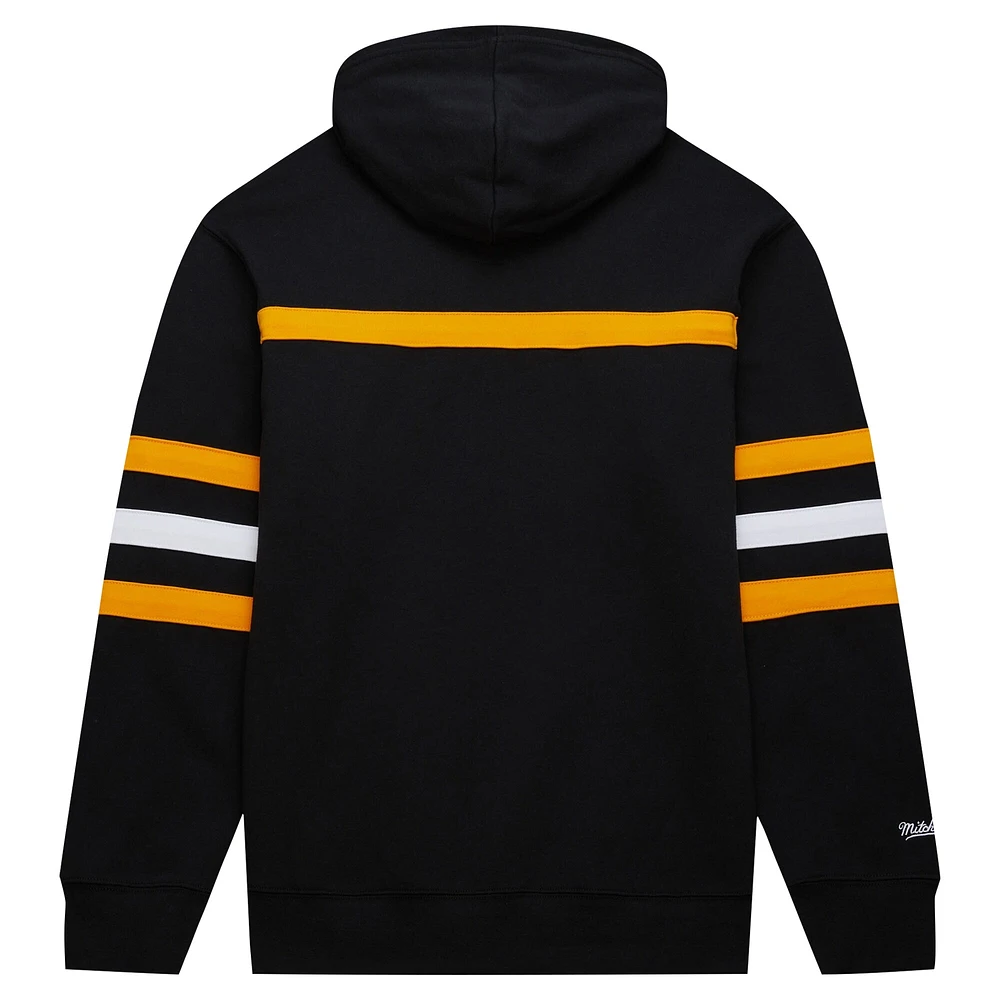 Sweat à capuche noir Mitchell & Ness pour hommes, entraîneur-chef des Bruins de Boston