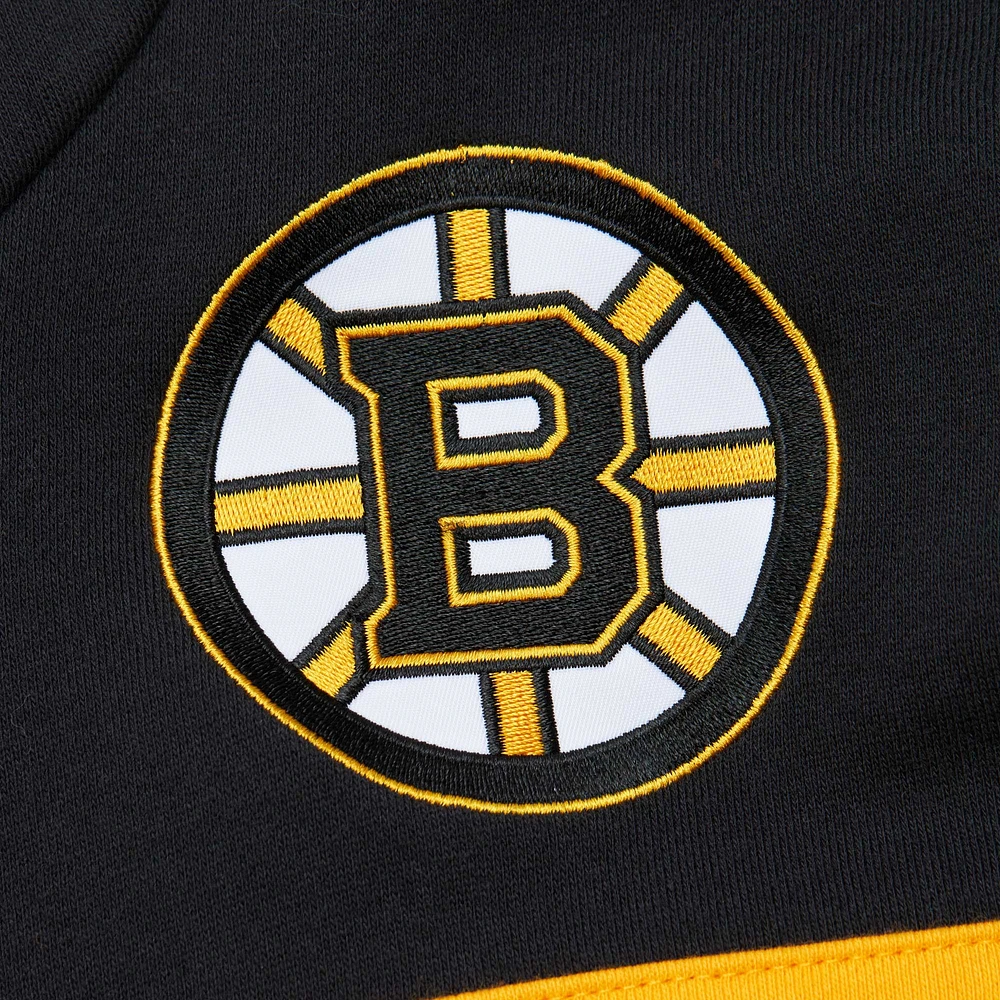 Sweat à capuche noir Mitchell & Ness pour hommes, entraîneur-chef des Bruins de Boston