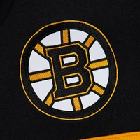 Sweat à capuche noir Mitchell & Ness pour homme avec slogan de l'entraîneur-chef des Bruins Boston