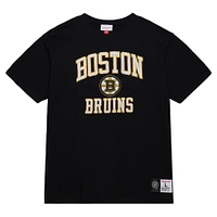 T-shirt flammé légendaire des Bruins de Boston noir Mitchell & Ness pour hommes