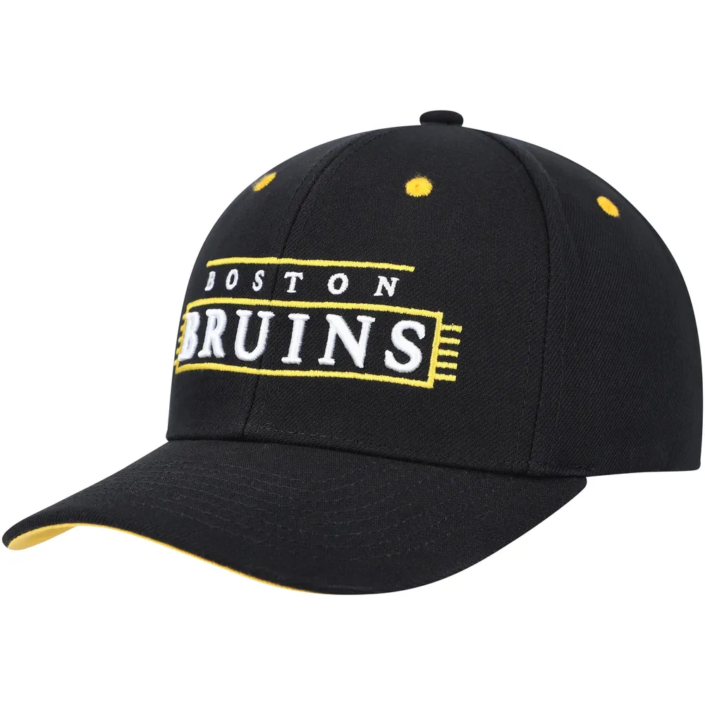 Men's Mitchell & Ness Black Boston Bruins LOFI Pro Snapback Hat