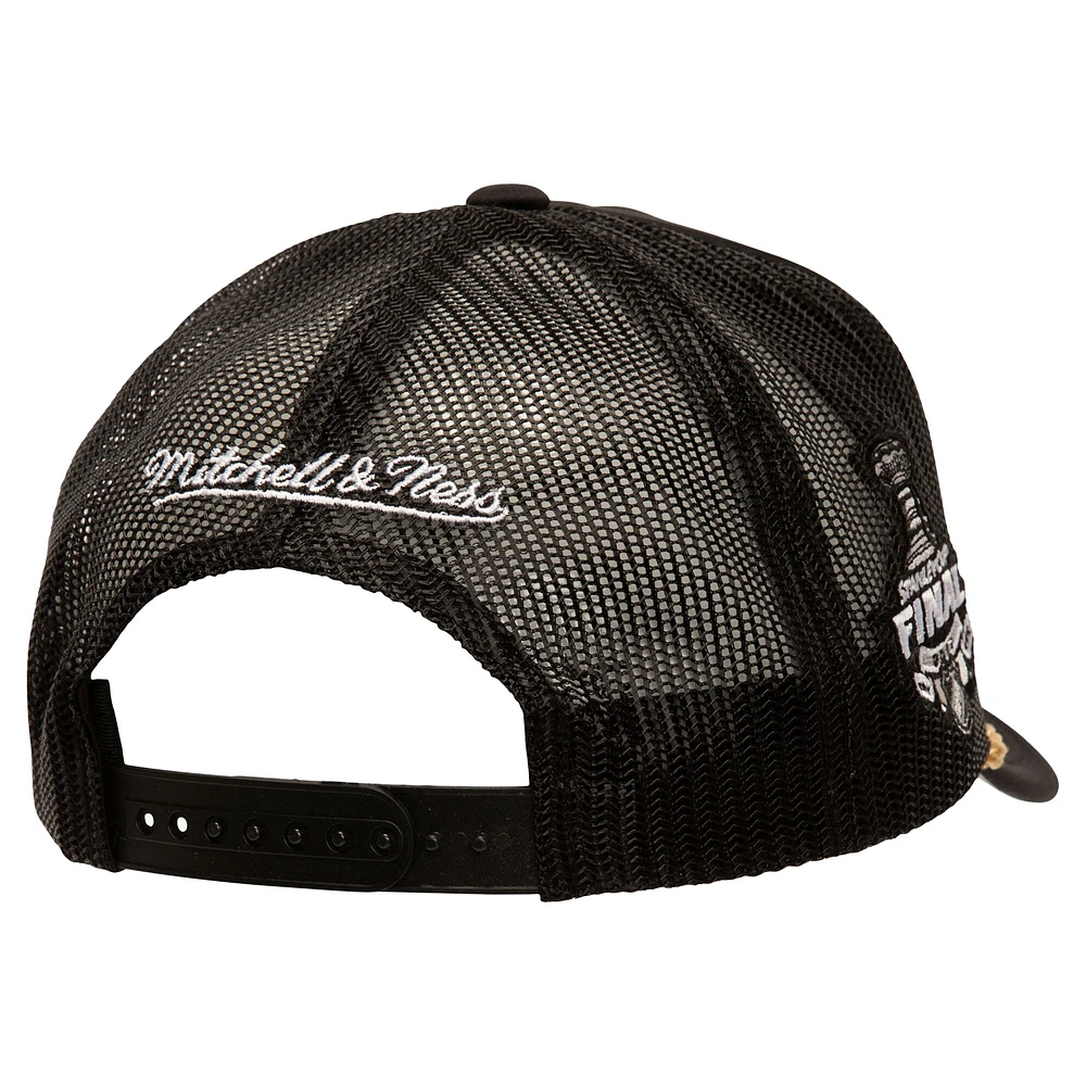 Casquette réglable de camionneur Golden Stanley Cup Champions de la collection SOUL des Bruins de Boston de Mitchell & Ness pour hommes