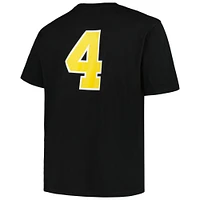 Men's Mitchell & Ness Bobby Orr Black Boston Bruins Big Tall Name Number T-Shirt