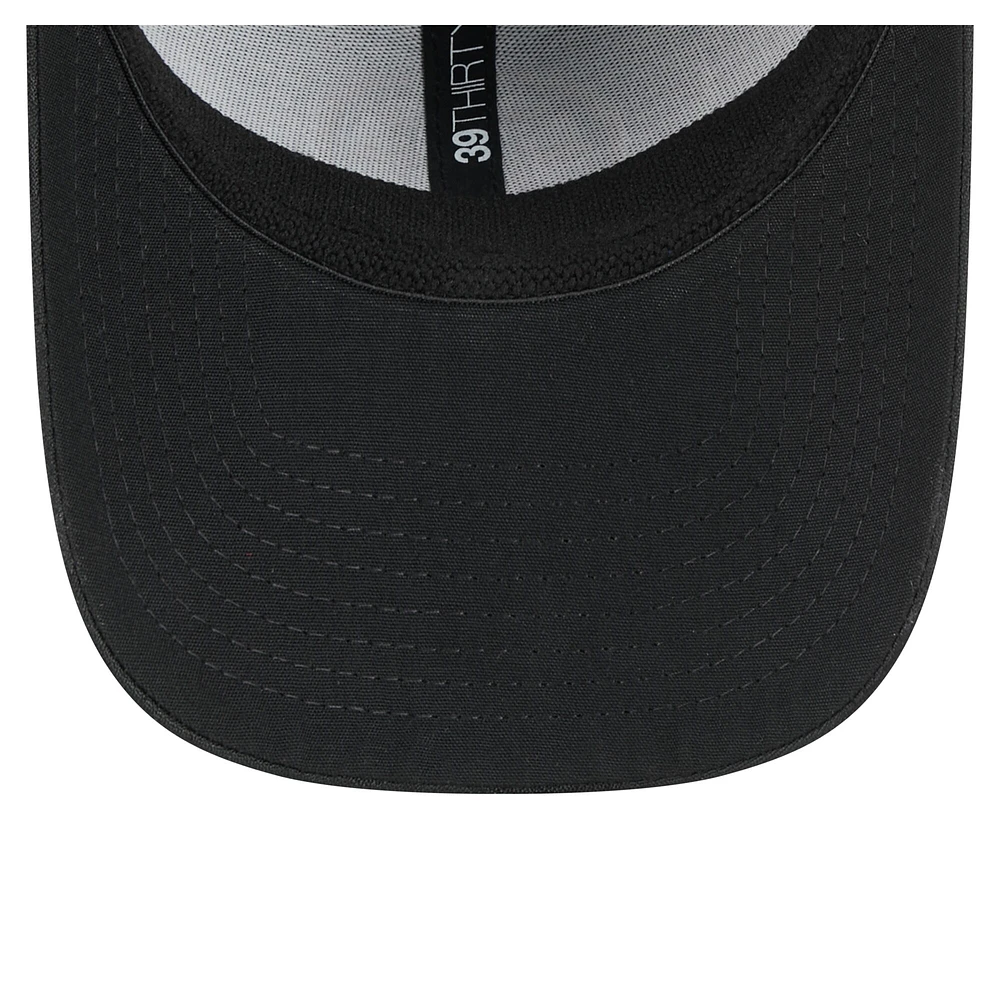 Casquette 39THIRTY Flex Active Subtle Camo noire des Bruins de Boston New Era pour homme