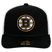 Casquette camionneur extensible 9SEVENTY Boston Bruins Core noire New Era pour homme