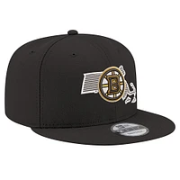 Men's New Era Black Boston Bruins State Pride 9FIFTY Snapback Hat