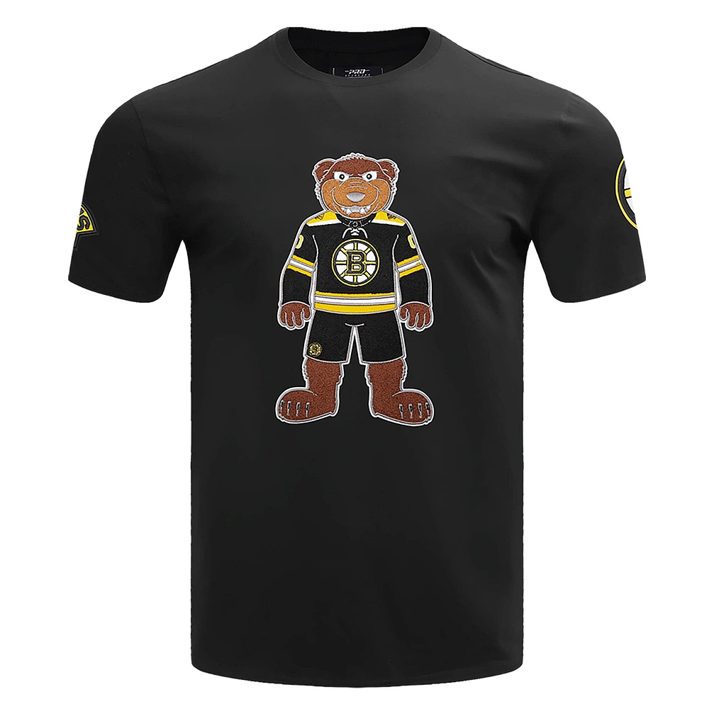 T-shirt noir avec mascotte des Bruins de Boston Pro Standard pour hommes