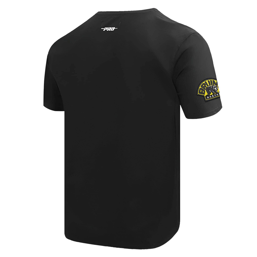 T-shirt noir avec mascotte des Bruins de Boston Pro Standard pour hommes