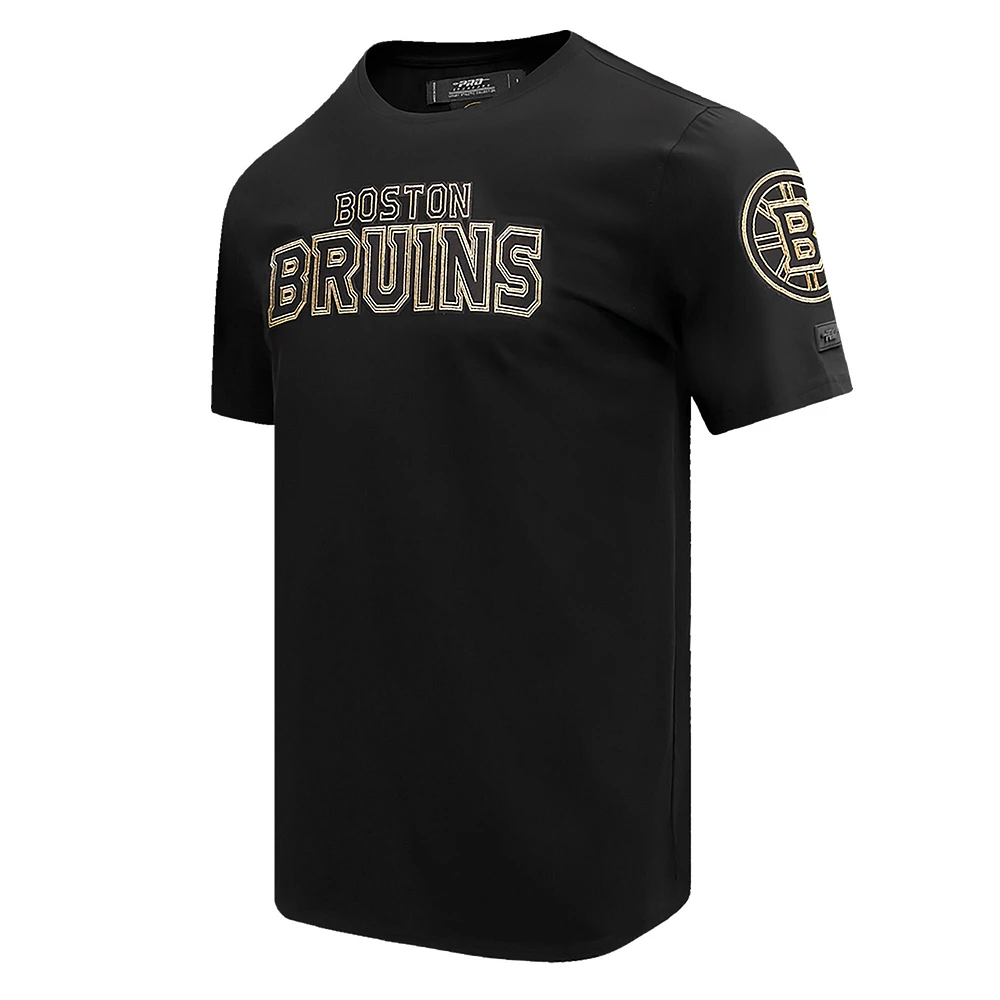 T-shirt avec logo Pro Standard noir des Bruins de Boston pour hommes