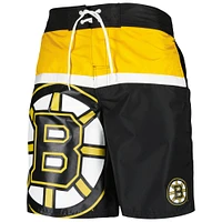 Maillot de bain Starter noir Boston Bruins Sea Wind pour hommes