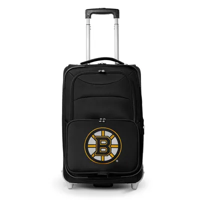 Boston Bruins MOJO 21" Softside Rolling Carry-On Suitcase - Black