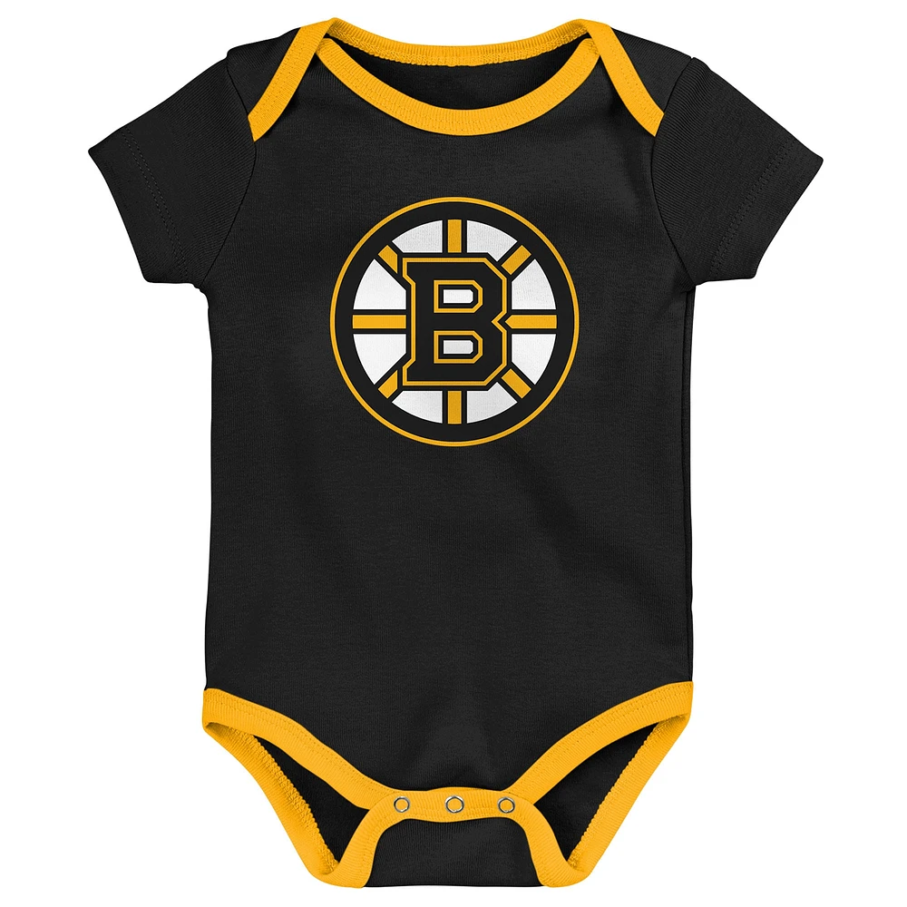 Newborn & Infant Boston Bruins #1 Draft Pick 2 Pack Creeper Blanket Set